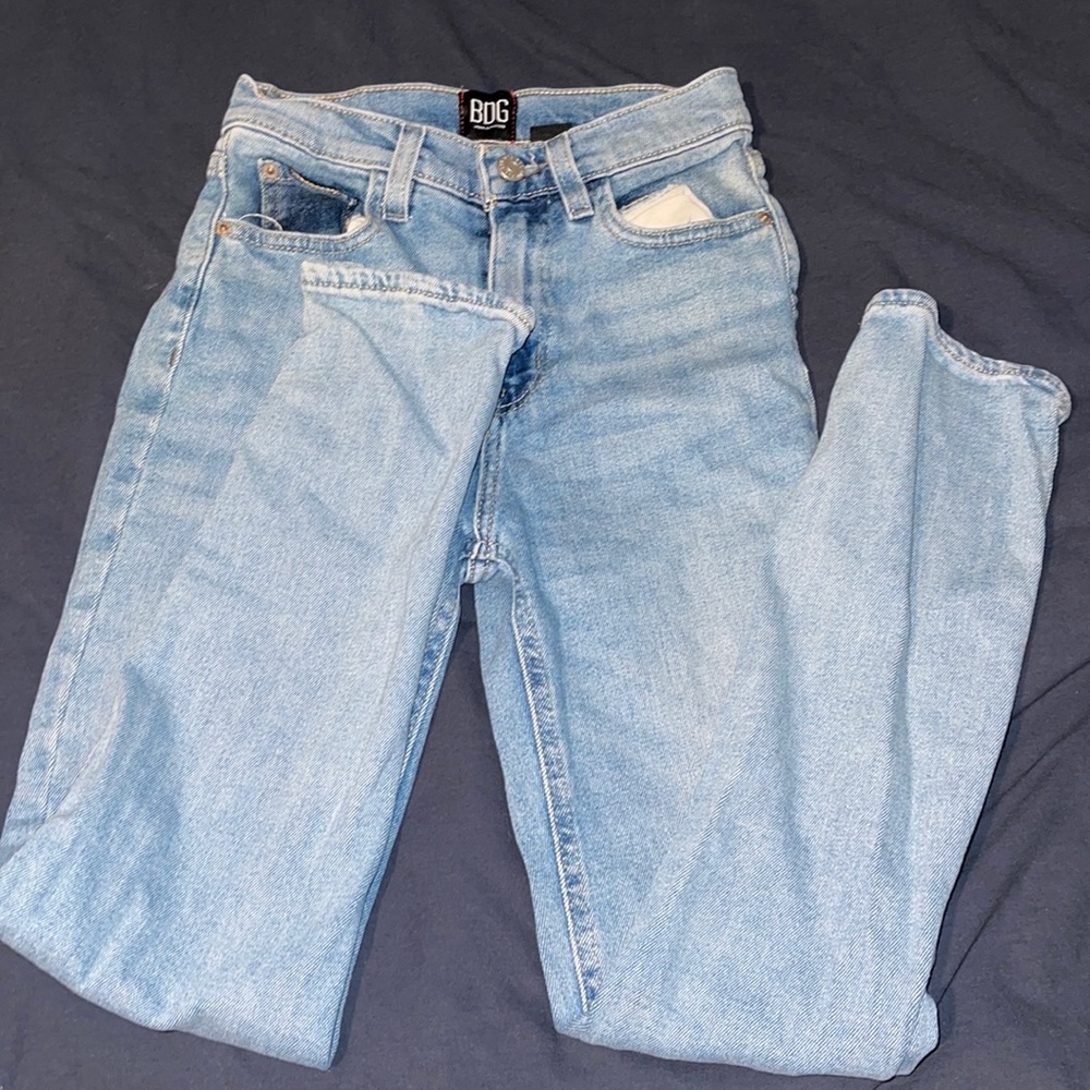 Urban outfitters girlfriend high rise cropped jeans